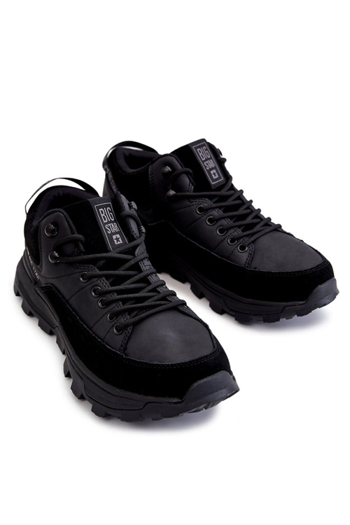 Męskie Buty Sportowe Trapery Big Star KK174244 Czarne