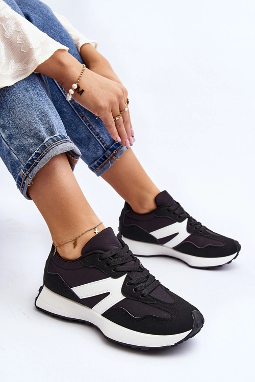 Buty Sportowe Damskie Czarne Chloette