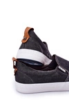 Męskie Tenisówki Slip-On Big Star DD174162 Szare