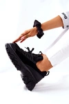 Damskie Sportowe Buty Sneakersy Czarne Miles
