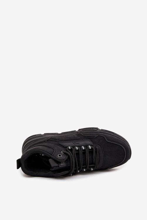 Sneakersy Męskie Big Star SS174282 HI-POLY SYSTEM Czarne