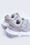 Sportowe Buty Dziecięce Młodzieżowe Szare ABCKIDS B933204077