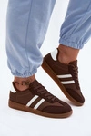 Sneakersy Damskie Czekoladowe Seabell