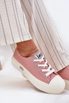Trampki Damskie Na Platformie LEE ISLA C WOMEN LOW 50251001 Różowe