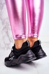 Damskie Sportowe Buty Sneakersy Big Star GG274654 Czarne