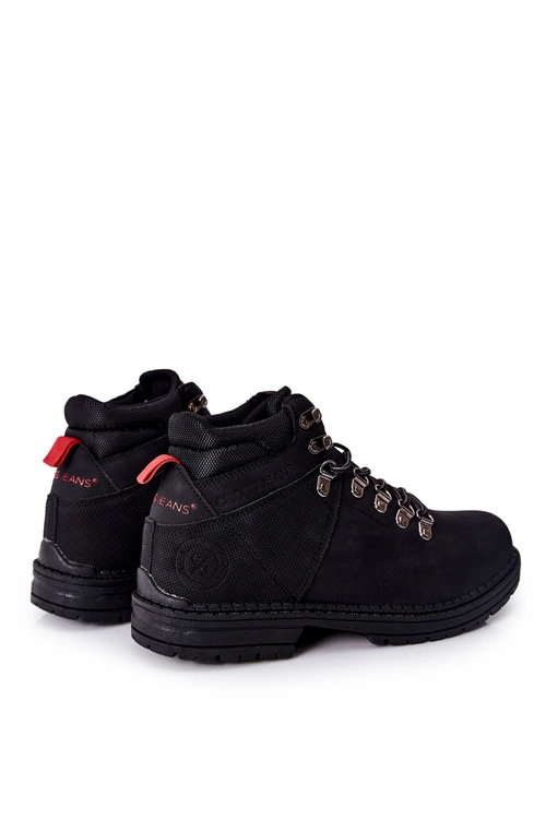 Męskie Buty Trekkingowe Cross Jeans EE1R4028C Czarne