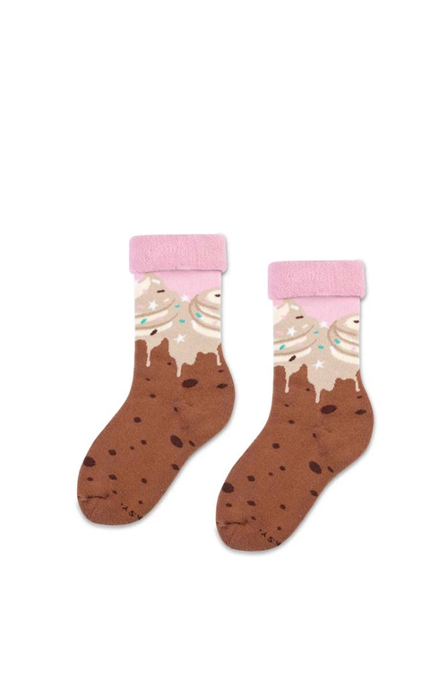 Dziecięce Skarpetki Zooksy Frotte Warm Winter Hot Chocolate