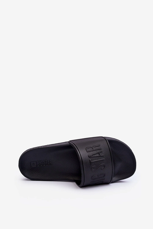 Damskie Piankowe Klapki Big Star MM274715 Czarne