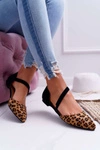 Lu Boo Baleriny W Szpic Zamsz Leopard Carana