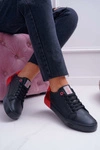 Trampki Damskie Cross Jeans Czarne EE2R4019C