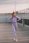 Damskie Sneakersy Na Masywnej Podeszwie Różowe Influencer