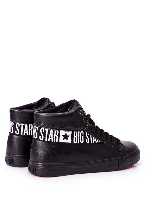 Trampki Męskie Big Star Wysokie Czarne EE174339