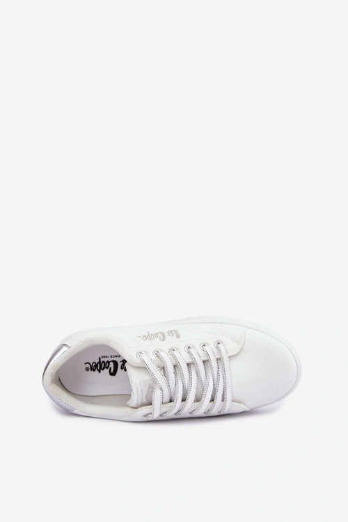 Sneakersy Damskie Na Platformie Lee Cooper LCJ-26-44-4561 Białe