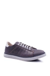 Półbuty Męskie Bednarek Skórzane Sportowe Szare Salvatore