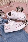 Dziecięce Sportowe Buty Z Pandą Biało Różowe Chico
