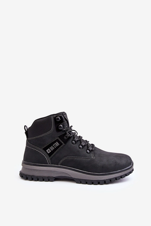 Buty Trekkingowe Męskie Czarne Big Star MM174019