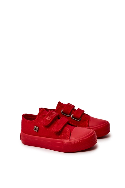 Dziecięce Klasyczne Trampki BIG STAR JJ374046 Czerwone