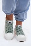 Trampki Damskie Na Platformie LEE ISLA C WOMEN LOW 50261002.98K Miętowe