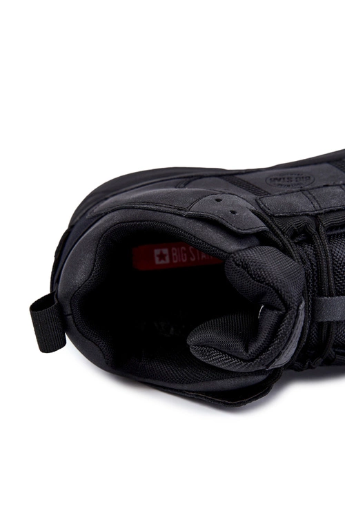 Męskie Sneakersy Buty Sportowe Big Star KK174247 Czarne