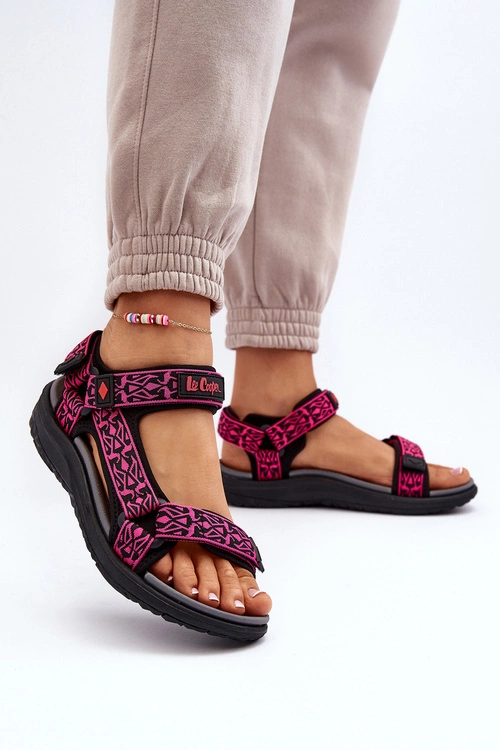 Damskie Sandały Lee Cooper LCW-24-34-2608 Fuksja