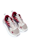 Sportowe Męskie Buty Big Star Szaro Bordowe GG174463