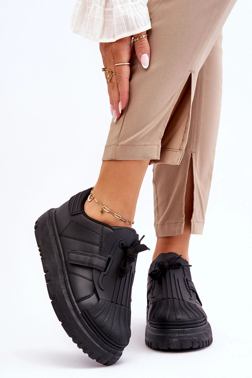 Damskie Modne Sportowe Buty Czarne Genesis
