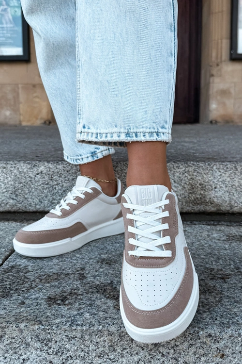 Sneakersy Damskie Big Star UU274275 Beżowe