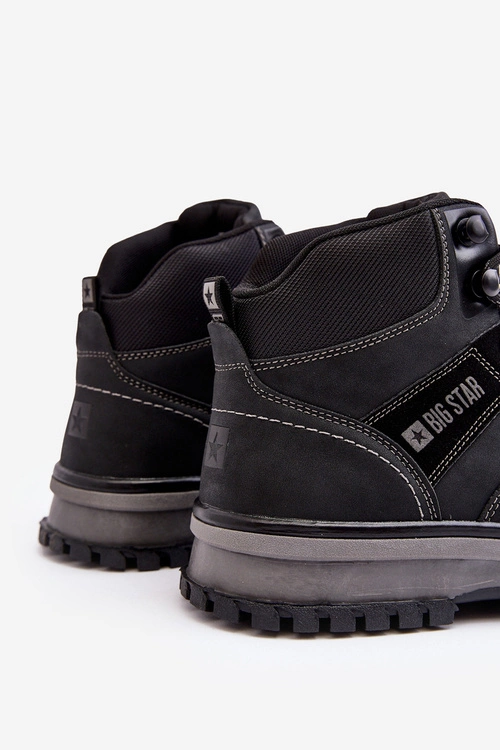 Buty Trekkingowe Męskie Czarne Big Star MM174019