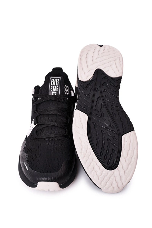 Męskie Sportowe Buty Memory Foam Big Star HH174236 Czarne