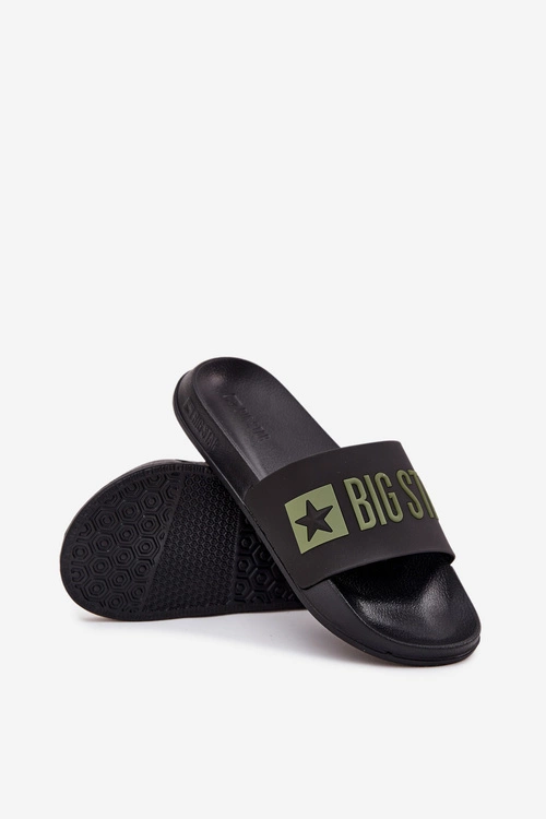 Klapki Męskie Big Star SS174359 Czarne
