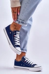 Damskie Trampki Big Star T274021 Granatowe