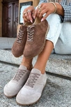 Sneakersy Barefoot Z Naturalnego Zamszu Zazoo N1422 Brązowe