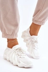 Damskie Wsuwane Sneakersy Białe Myles