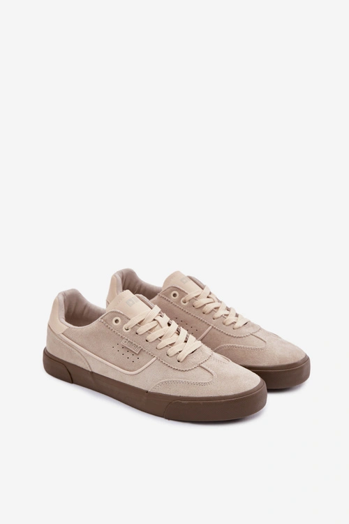 Sneakersy Męskie Big Star TT174094 Beżowe