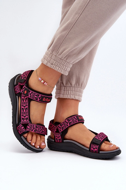 Damskie Sandały Lee Cooper LCW-24-34-2608 Fuksja