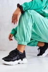 Sneakersy Na Masywnej Podeszwie Czarne Your Style