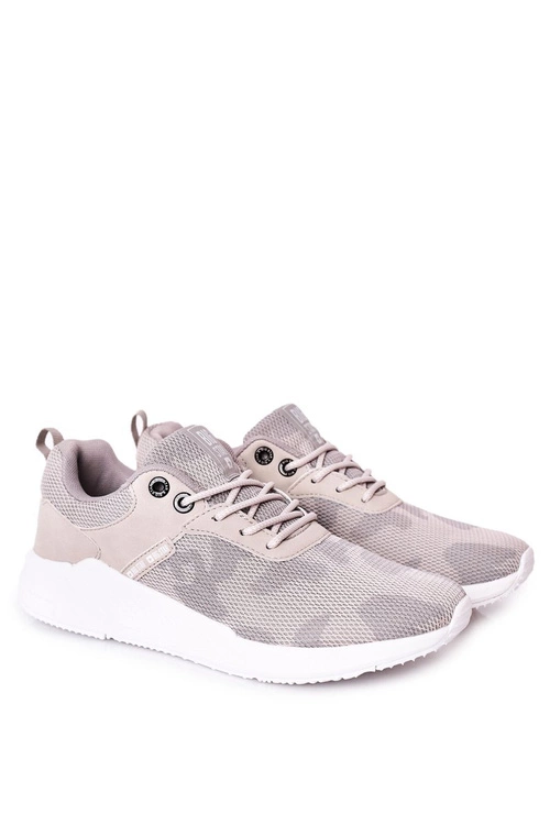 Męskie Sportowe Buty Memory Foam Big Star HH174139 Szare