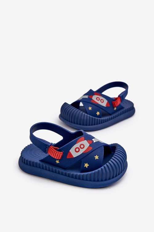 Klapki Sandałki Dziecięce 83525 Ipanema Cute Baby Granatowe