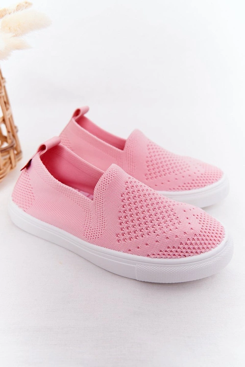 Dziecięce Wsuwane Tenisówki Slip-On Big Star HH374103 Różowe