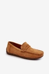 Męskie Zamszowe Mokasyny Camel Wesley