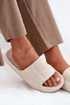 Piankowe Klapki Damskie LEE MAYA SLIDER WOMEN LOW 50251016 Beżowe