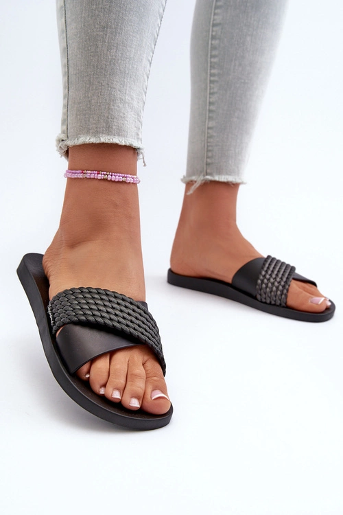 Płaskie Klapki Damskie 83244 Ipanema Street II Fem Czarne