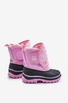 Śniegowce Dziecięce Na Rzep Lee Cooper LCJ-24-44-2863K Różowe