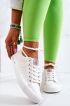 Damskie Niskie Tenisówki Cross Jeans JJ2R4053C Białe