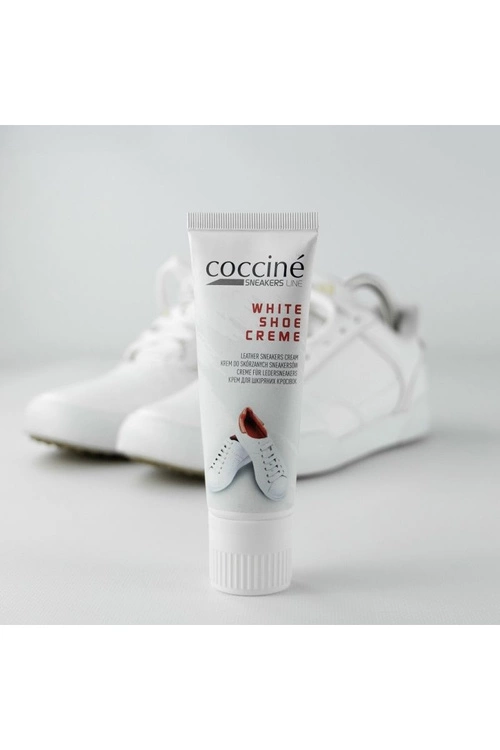 COCCINE WHITE SHOE CREAM Odżywczy Krem Do Pielęgnacji Obuwia 75ML