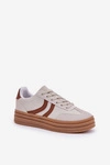 Stylowe Sneakersy Na Platformie Szare Doriwa