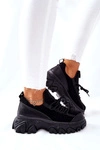 Damskie Sportowe Buty Sneakersy Czarne Miles
