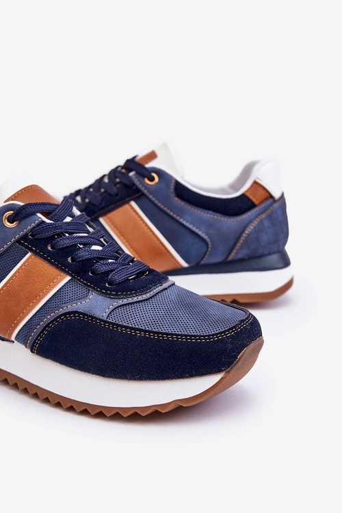 Męskie Buty Sportowe Granatowe Scotty
