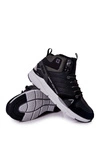 Wysokie Sportowe Męskie Buty Big Star II174223 Czarne