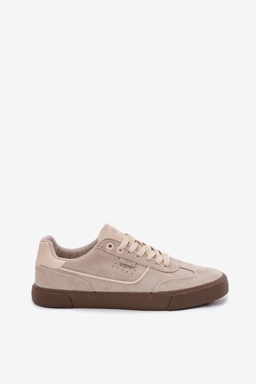Sneakersy Męskie Big Star TT174094 Beżowe